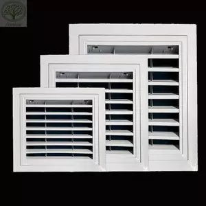 AMBU Gable Vent, Lưới tản nhiệt thông hơi vuông bằng hợp kim nhôm, có nhà lưới tản nhiệt thông gió lưới
