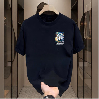 COD (Giao hàng trong 24 giờ)Áo Thun Nam Basic Vải Cotton 100% Mặc Cực Thoải Mái Không Nóng