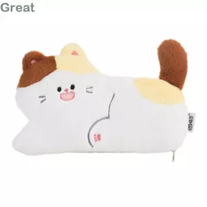 Túi đựng bút mèo GREAT, Bút chì dễ thương sang trọng, Văn phòng trường học hoạt hình Túi đựng mỹ phẩm dung tích lớn