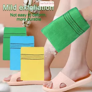 ITRUMPET 1 / 3 / 5 / 10 Chiếc Khăn Tắm Tẩy Tế Bào Chết Toàn Thân Chà Da Mịn Di Động Cực Thoải Mái Sợi Viscose Tắm Chà