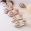 Giày Công Chúa Bé Gái Đính Ngọc Trai - Giày Sandal Nhũ Lấp Lánh Nơ Bướm Đế Mềm Đi Tiệc Thời Trang