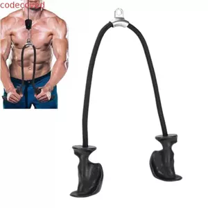 Dây Tricep MCODECOVED, Tay cầm tiện dụng Dây kéo thể dục chống trượt, Hệ thống ròng rọc Tay cầm kép Hạng nặng 360° Xoay Triceps Giàn Kéo Dây Tập Gym
