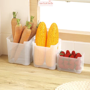 Hộp Bảo Quản Tủ Lạnh ITRUMPET, Giá Sắp Xếp Tủ Lạnh Tiết Kiệm Không Gian Đa Năng, Có Thể Xếp Chồng Lớn Làm Dày Hộp Bảo Quản Thực Phẩm Nhà Bếp Tổ Chức