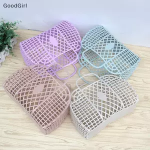 Giỏ đựng đồ giặt phòng tắm Lưới có thể gập lại Giỏ đựng đồ giặt phòng tắm bằng nhựa di động VN