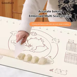 Tấm lót silicon 70 * 50CM Thảm nướng bánh chống dính Tấm nhào bột cho nhà bếp Cán Pizza Bột nấu ăn VN