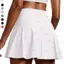 Váy Tennis PYCOU, Xếp Ly Với Quần Short Túi Golf Skorts, Kiểm Soát Bụng Độ Ẩm Wickin Crossover Phong Cách Váy Eo Cao Nữ