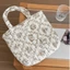Túi Tote Nhỏ CQCJ, Túi Xách Ngoài Trời In Hoa Quilted, Túi Cơm Trưa Di Động Siêu Nhẹ Dung Tích Lớn Nghệ Thuật