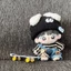 10Cm Quần Áo Cho Bé 10Cm Cotton Búp Bê Sọc Áo Thun Denim Quần Áo Con Chó Con Nón Búp Bê Thay Thế Quần Áo