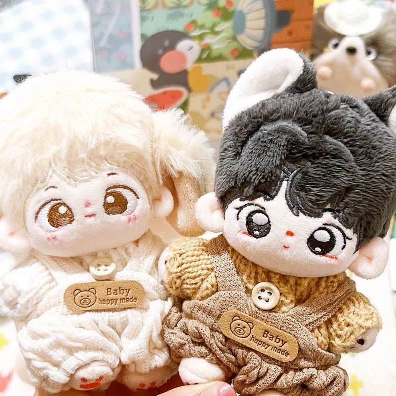 Quần Áo Bé 10cm Sling Dễ Thương Áo Bộ Cotton Búp Bê Sao Biển Búp Bê Trang Phục Sang Trọng Mặt Dây Chuyền