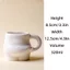 Gốm Dễ Thương Pinch Bụng Cốc Thiết Kế Niche Cảm Thấy Cà Phê Sữa Sáng Tạo Sinh Nhật Vui Nhộn