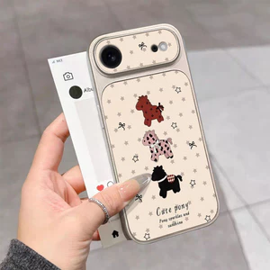 Queue pony Ốp Lưng Điện Thoại Tecno Spark 50 40 40C 20 20C 10 10C Pro Plus 9 8C 6 Go 3 2 2S 1 1S 2025 2024 2024 Da PU Vỏ Mềm Dễ Thương