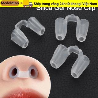MODOMINO Nostril Hỗ trợ định hình, Kẹp mũi Silica Gel định hình silicon sau phẫu thuật, Dụng cụ cố định chỉnh sửa mũi uốn cong