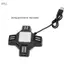 Apill Nannday 3 trong 1 Tay cầm chơi game Bàn phím Chuột Bộ điều khiển USB KX