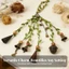 Treo Chuông Gió Trang Trí Handmade Mộc Mạc Lá Cây Nho Chuông Bện Đôi Chuông Quyến Rũ Thiên Nhiên Lấy Cảm Hứng Từ