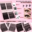 Mô Phỏng Ghép Lông Mi Giả 3D Cụm Lông Mi Mở Rộng Cho Làm Đẹp Mắt Cosplay DIY Trang Điểm