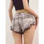 Quần Short Denim Nữ Mỹ Niche Design Sense Low-Waist Slimmer Look a-Line Frayed Hot Pants Hợp Thời Trang