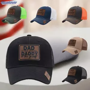 Bluelover Mùa Hè Lưới Mũ Bóng Chày Nam Nữ DAD Thư Miếng Dán Snapba Nón Casual Thoáng Khí Unisex Đường Phố Hip Hop Truer Mũ Mới