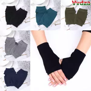 Găng tay cổ tay VVDZA Protable Fingerless Wool lộ ngón tay