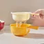 Hàng sẵn có với Đĩa trái cây thoát nước Giỏ đựng trái cây thô Rửa nhà bếp hai lớp Trái cây Trái cây Lọc rau quả Dễ thương Tinh tế
