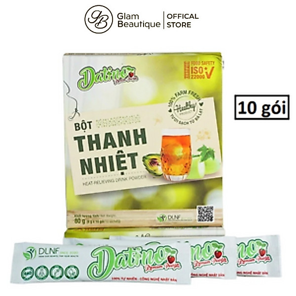 Bột thanh nhiệt Datino Hộp 10 Gói 8g Glam Beautique