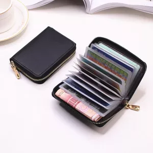 Nữ Sinh Viên Tinh Tế Phiên Bản Hàn Quốc Dây Kéo Đựng Thẻ Nữ Đựng Thẻ Nhiều Thẻ ID Túi Nhẹ Tín Dụng Kinh Doanh Đựng Thẻ Ví Đựng Tiền Xu