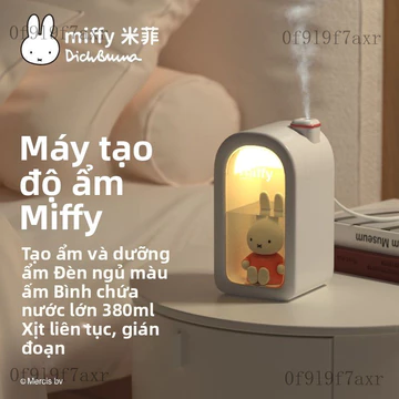 Máy tạo ẩmMIPOW Máy tạo độ ẩm Miffy, Máy tạo độ ẩm hình thỏ Miffy, Máy tạo độ ẩm dễ thương cho phòng APP Máy tạo độ ẩm c