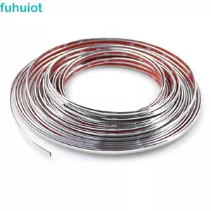 FUHUIOT Dải Trang Trí Ô Tô Cửa Sổ Cản Mềm Chống Va Chạm Dải Đúc Tạo Kiểu Viền Miếng Dán Bảo Vệ Phụ Kiện Tự Động Bảo Vệ Cửa Tự Động