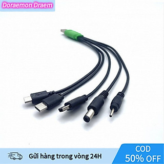 [COD] Sạc Đa Năng USB Đầu Tròn 5.5mm 3.5mm 2.5mm – Cáp Kết Nối Nhiều Thiết Bị, Tốc Độ Cao, Ổn Định