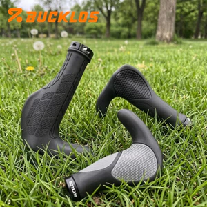 Tay cầm chống trượt BUCKLOS Tay cầm MTB Công thái học Tay cầm xe đạp Tay cầm thoải mái Tay cầm hấp thụ sốc cho xe đạp Phụ tùng xe đạp