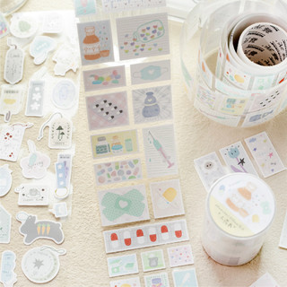 ENWEI 60mm * 2m 1 Cuộn [Collecting Stars Series] Tailor Hang Tag Pill Tạp chí cơ bản Vật liệu cơ bản Nhãn dán băng Washi Văn phòng phẩm