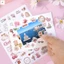 Nhãn dán kế hoạch đám cưới 6 tờ Chủ đề màu hồng Đồ dùng trang trí DIY cho các sự kiện lãng mạn