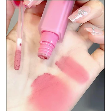 Son Kem Bùn Blur 13 Hồng nude phù hợp làm nền môi, Son Kem Lì Fudge Tint Màu 13 Cooling Up