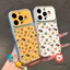 Trường hợp Iphone 17 Pro Max iPhone 16 Pro 15 Pro Max 14 Pro 13 Dễ thương Cartoon Case KNTP Cửa sổ lớn