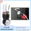 Dành Cho X1 P1 A1 Tương Thích 2 Chiếc 4 Trong 1 PTFE Adapter Kết Nối 4 Mô Đun Cho Ăn