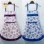 Vải Cotton Họa Tiết Hoa Cho Nữ Tạp Dề Chống Dầu Nhà Bếp Có Nhà Thơ Và Thắt Lưng Có Thể Điều Chỉnh Không Tay Yếm Tạp Dề ELWW
