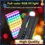 2025 RGB LED Camera Điện Thoại Video Fill Light Full Color Sạc Có Thể Điều Chỉnh Độ Sáng Sống Vlog Chụp Ảnh Ảnh Studio Đèn