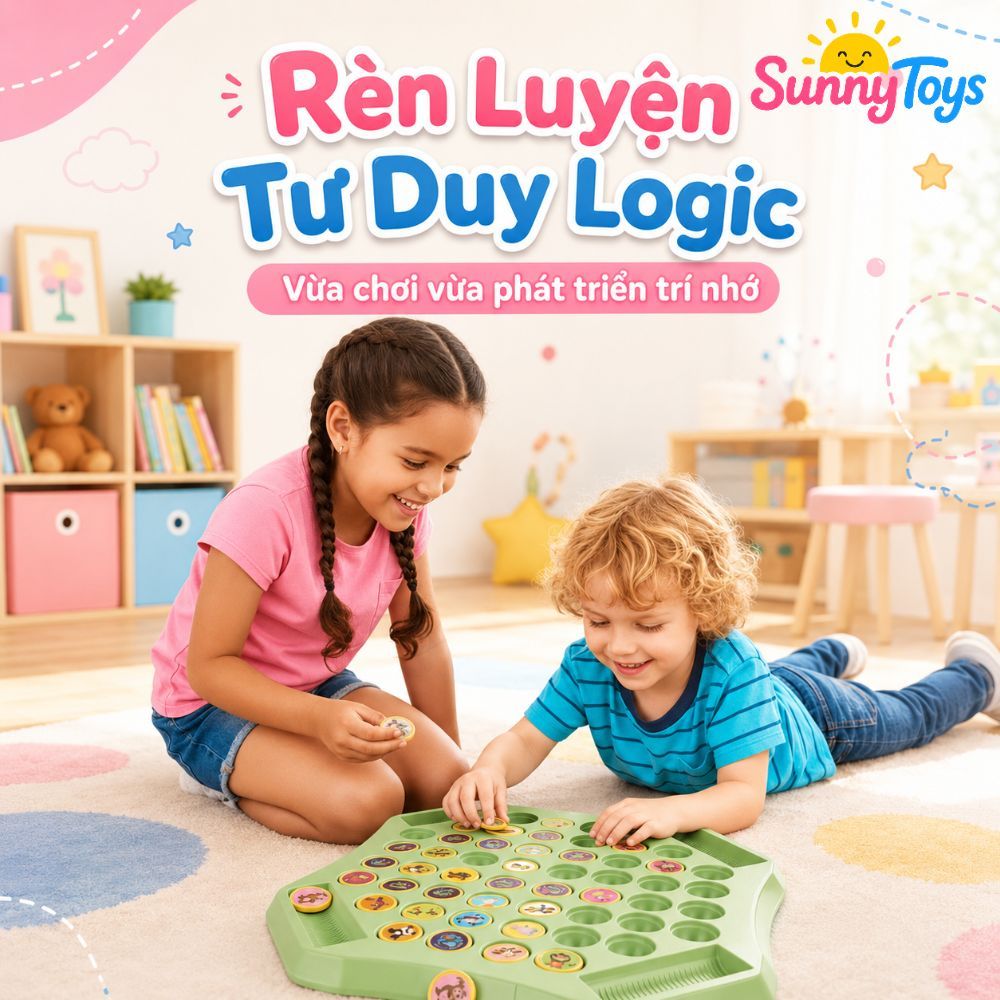 Đồ Chơi Lật Màu SunnyToys - Đồ Chơi Gia Đình Rèn Khả Năng Quan Sát Cho Bé