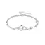Cá Tuyết hình học vòng tròn đôi Bracelet-Hai lớp chuỗi Bracelet-Món quà trang sức