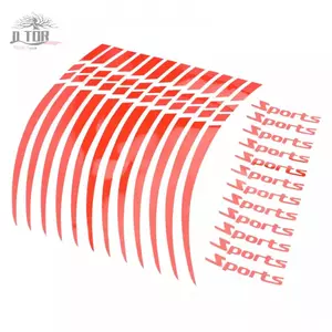 Nhãn dán vành xe đạp Tăng cường tầm nhìn phổ biến cao cho bánh xe 18-21 Inch