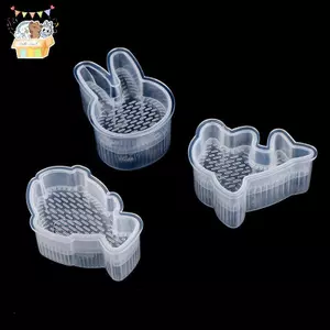 3 Cái / bộ Hình Hoạt Hình Bánh Cơm Khuôn Cuộn Sushi Bóng Cơm Bento Khuôn Bấm Dụng Cụ DIY Phụ Kiện Nhà Bếp ELWW