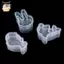 3 Cái / bộ Hình Hoạt Hình Bánh Cơm Khuôn Cuộn Sushi Bóng Cơm Bento Khuôn Bấm Dụng Cụ DIY Phụ Kiện Nhà Bếp ELWW
