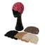 Mũ beanie móc PYCOU, Mũ beanie ren rỗng nhẹ, thời trang thoáng khí họa tiết hoa hoa nắp đầu lâu hoa mặc hàng ngày