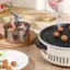 Máy thịt viên thủ công 6 / 12 lỗ Máy làm thịt viên bằng thép không gỉ đa chức năng Máy làm thịt viên tại nhà Nhà bếp Khuôn làm thịt viên Bộ làm VN