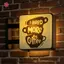 MJnmc Mini Lightbox Tủ Lạnh Nam Châm Cà Phê Sáng Tạo Du Lịch Lưu Niệm Từ Tính Dạ Quang Hộp Đèn Trang Trí Nhà Cửa Quà Tặng Mới