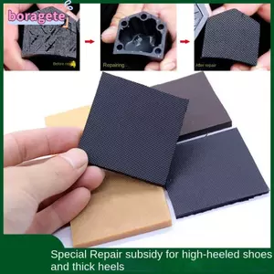 Sửa chữa giày BORAGETE, Chất liệu sửa chữa chống mài mòn Bảo vệ đế cao su, Phụ kiện gót cao im lặng bền bỉ Đế chống trượt Miếng dán chống trượt Giày cao gót