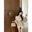 Áo sơ mi voan tay phồng kiểu Pháp khâu ren cho nữ mùa hè Thiết kế thích hợp Áo đẹp