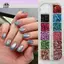 Lấp Lánh Móng Tay Ngôi Sao Năm Cánh Nhiều Màu Sắc Cho DIY Nail Art Charm Lễ Hội Sử Dụng EMKK