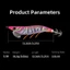 PYCOU Mực Jig Mồi, Chiều dài 135mm 18,5g Trọng lượng Mồi mực phát sáng, Thiết kế bàn chân web nhân tạo Dạ quang Phong cách bạch tuộc Mồi mực nhân tạo Câu cá biển