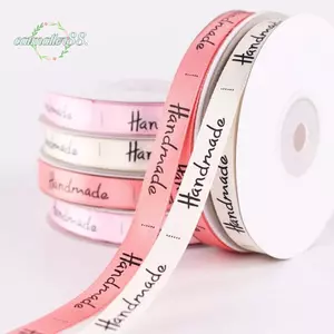 CATMALLER88 Ruy Băng Satin, Ruy Băng In Trang Trí Bó Hoa Handmade, Hoa Văn Màu Trang Trí Chiều Rộng 10 Mm DIY Trang Trí Quà Tặng Lãng Mạn Quà Tặng