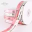 CATMALLER88 Ruy Băng Satin, Ruy Băng In Trang Trí Bó Hoa Handmade, Hoa Văn Màu Trang Trí Chiều Rộng 10 Mm DIY Trang Trí Quà Tặng Lãng Mạn Quà Tặng